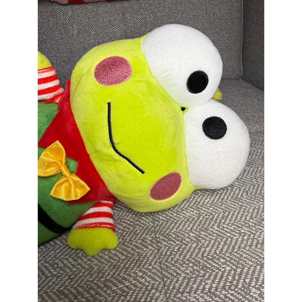 Sanrio Keroppi Holiday Elf Plush Green Frog Christmas 2023 Collectible Toy‎